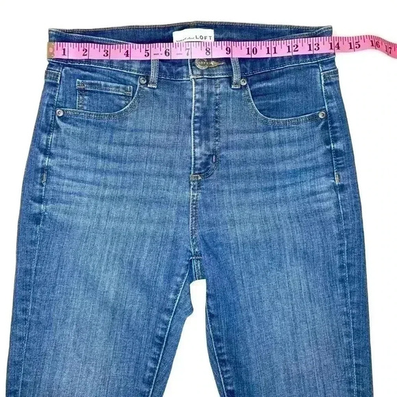 LOFT Womens High Waist Skinny Jeans Size 27 - Picture 5 of 8
